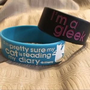 Glee TV Show Rubber Hot Topic Bracelets
